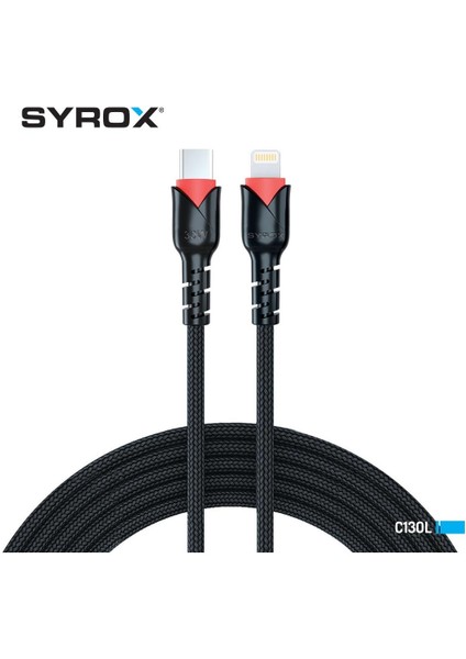 C130L Pd 30w Type-C To Lightning Data ve Şarj Kablosu