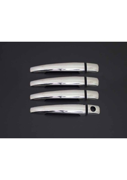 Peugeot 407 Sd/sw Uyumlu Kapı Kolu 4 Parça 2004-2010 Paslanmaz Krom