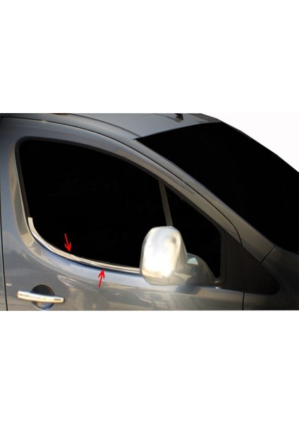 Peugeot Partner Tepee Uyumlu Cam Çıtası 2 Parça 2008-2018 Paslanmaz Krom fiyatları