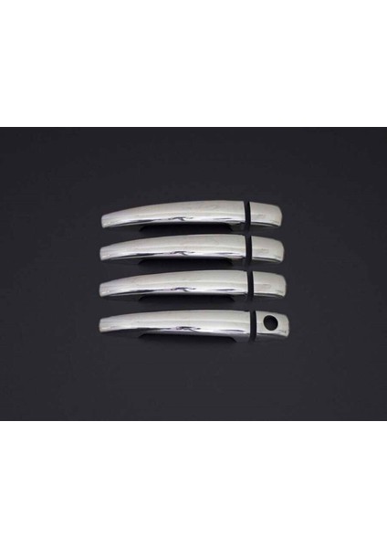 Peugeot 5008 Uyumlu Kapı Kolu 4 Parça 2009-2016 Paslanmaz Krom