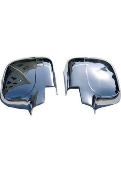 Peugeot Partner Uyumlu Ayna Kapağı 2 Parça 1996-2008 Abs Krom