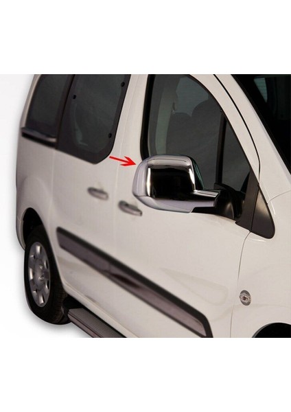 Peugeot Partner Uyumlu Ayna Kapağı 2 Parça 1996-2008 Abs Krom fiyatları