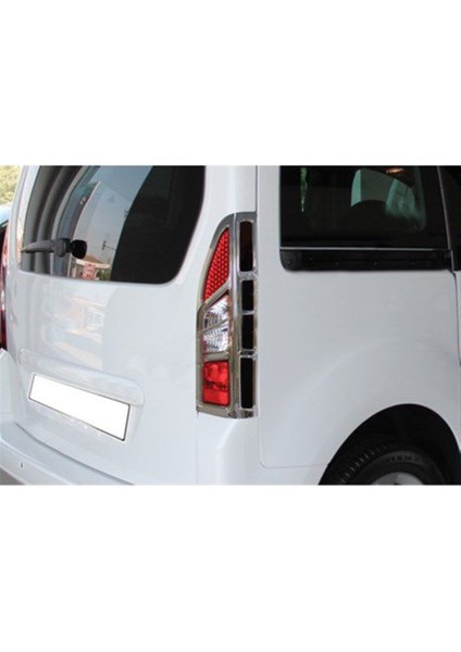 Peugeot Partner Tepee Uyumlu Stop Çerçevesi 2 Parça 2008-2018 Abs Krom fiyatları