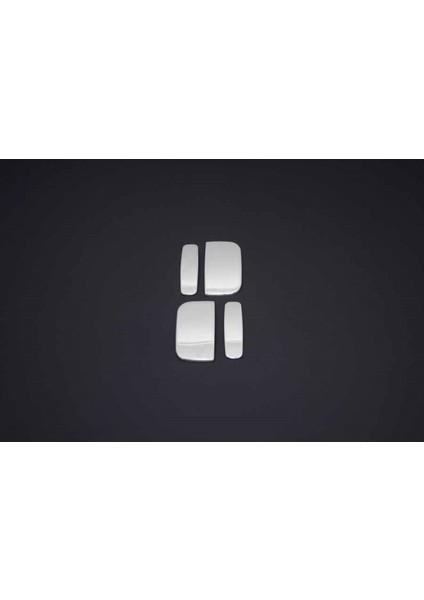 Peugeot Partner Uyumlu Kapı Kolu 4 Parça 1996-2008 Paslanmaz Krom