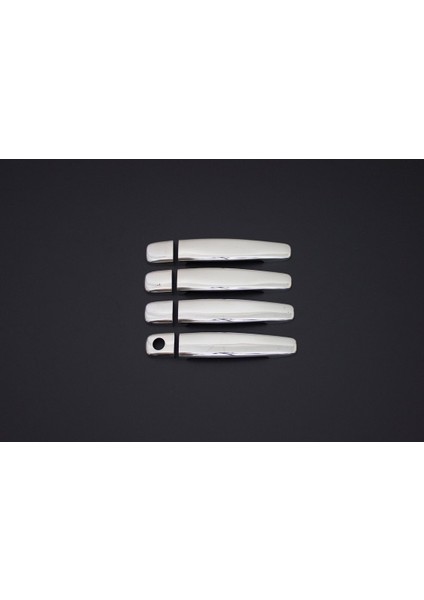 Peugeot 307 Hb/sw Uyumlu Kapı Kolu 4 Parça 2001-2008 Paslanmaz Krom