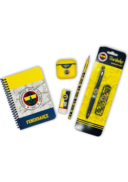 Fenerbahçe Lisanslı Kırtasiye Seti – Spiralli Defter, Kurşun Kalem, Versatil Kalem, 0.7 Uç, Silgi ve Kalemtraş –fenerbahçeli Fb Taraftar Okul ve Öğrenci Seti fiyatları