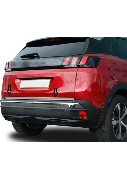 Peugeot 3008 Uyumlu Bagaj Alt Çıtası 2016 ve Üzeri Paslanmaz Krom fiyatları