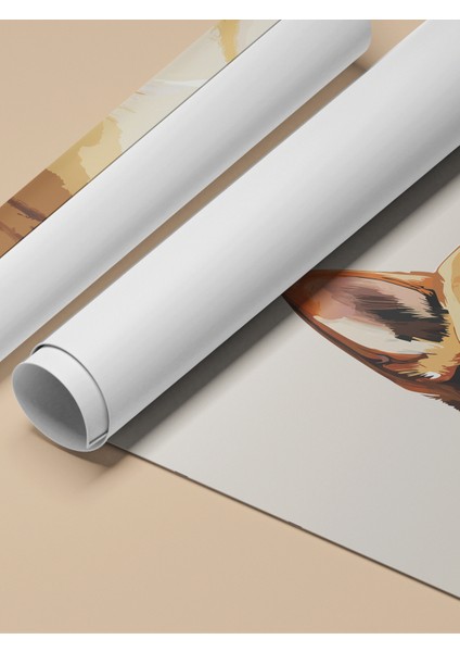 Çerçevesiz Poster, Shiba Inu Köpek Portre, Genç Odası Dekoru Poster No: 112432 fırsatları