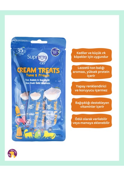 ton balıklı ve karidesli Sıvı Kedi Ödül Maması 4 x 14 gr fiyatları