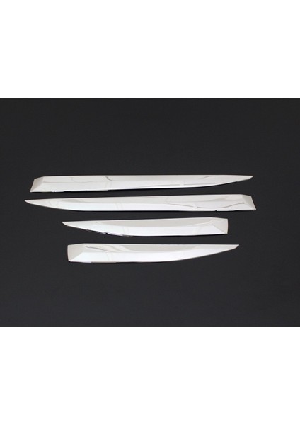 Peugeot 3008 Uyumlu Yan Kapı Çıtası 4 Parça 2016 ve Üzeri Paslanmaz Krom