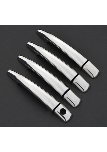 Peugeot 208 Hb Uyumlu Kapı Kolu 4 Parça 2012-2019 Paslanmaz Krom