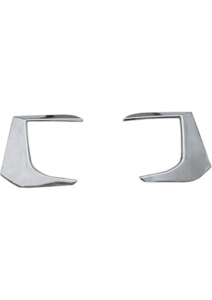Peugeot 2008 Uyumlu Sis Çerçeve 2 Parça 2019 ve Üzeri Paslanmaz Krom