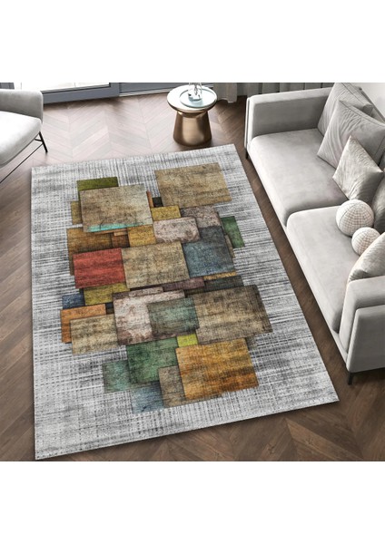 | Vintage Eskitme Tarz Otantik Minimalist Modern Desenli | Yıkanabilir Halı fırsatları
