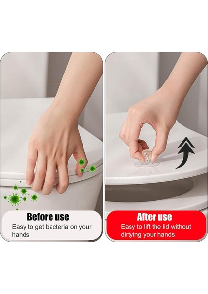 Mithra Life 6 Adet Şeffaf Kristal Görünümlü Dolap Çekmece Kolu Tutma Kulbu Zemin Kancası MIT1222 fırsatları