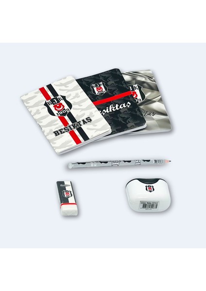 Beşiktaş Lisanslı Kırtasiye Seti – 3 Defter, Kurşun Kalem, Silgi ve Kalemtraş – Bjk Beşiktaşlı Taraftar Çocuk ve Öğrenci Okul Seti fiyatları