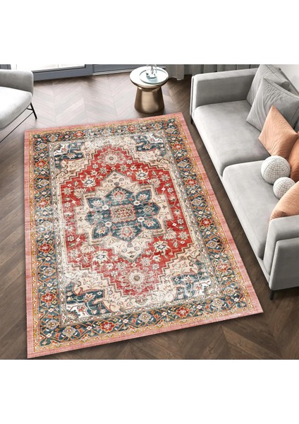 | Vintage Eskitme Tarz Otantik Minimalist Modern Desenli| Yıkanabilir Halı fırsatları