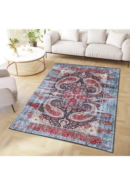 | Vintage Eskitme Tarz Otantik Minimalist Modern Desenli| Yıkanabilir Halı fiyatları