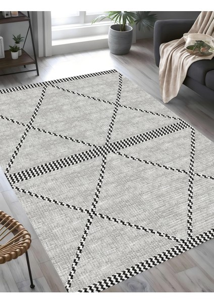 | Vintage Eskitme Tarz Otantik Minimalist Soft Gri | Yıkanabilir Halı fiyatları
