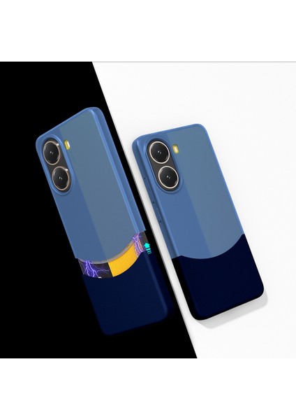 Poco X7 Pro Kılıf Mıknatıslı Mnc Duble Kapak - Lacivert