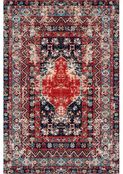 | Vintage Eskitme Tarz Otantik Minimalist Modern Desenli| Yıkanabilir Halı