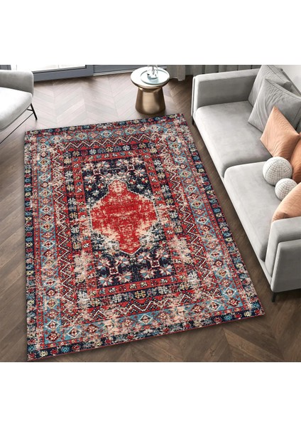 | Vintage Eskitme Tarz Otantik Minimalist Modern Desenli| Yıkanabilir Halı fırsatları