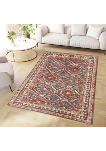 | Vintage Eskitme Tarz Otantik Minimalist Modern Desenli | Yıkanabilir Halı fiyatları