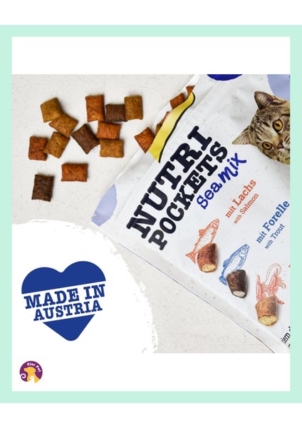 Nutripockets Kedi Ödülü Sea Mix 150GR fırsatları