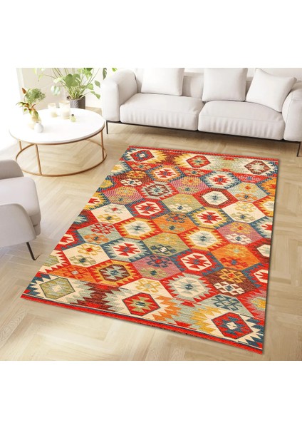 | Vintage Eskitme Tarz Otantik Minimalist Modern Desenli| Yıkanabilir Halı fiyatları