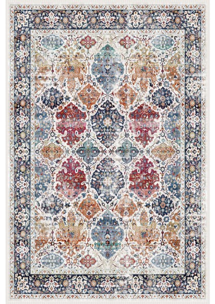 | Vintage Eskitme Tarz Otantik Minimalist Modern Desenli| Yıkanabilir Halı