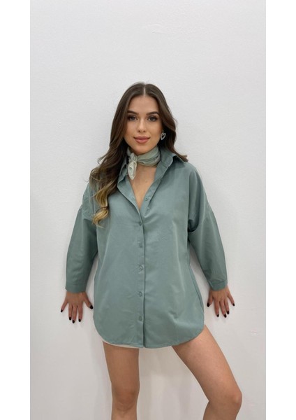 Kadın Oversize Basic Uzun Kol Gömlek fiyatları