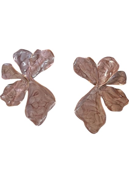 Dokulu Çiçek Küpe