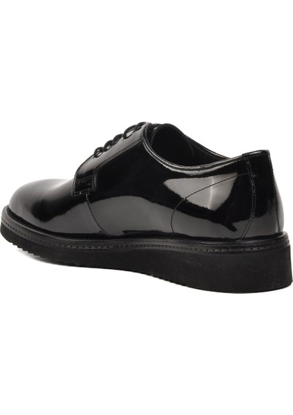 Siyah Rugan Erkek Klasik Ayakkabı fırsatları