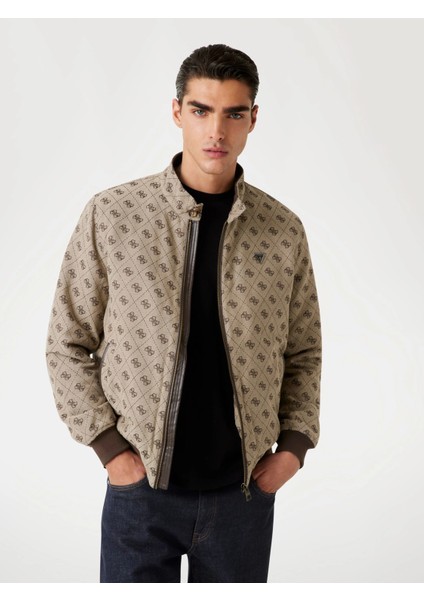 Monogram Erkek Bej Ceket M5YL04WGUE0-FN4K