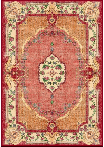 |vintage Eskitme Tarz Otantik Minimalist Krem |yıkanabilir Halı fırsatları