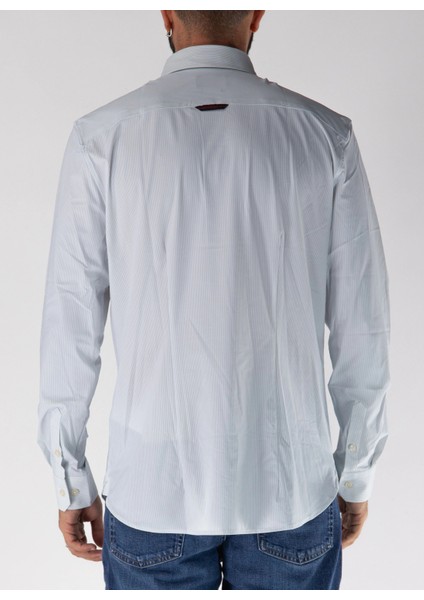 Sunset Erkek Mavi Slim Fit Gömlek M4RH34WFKM0-S7AC modelleri