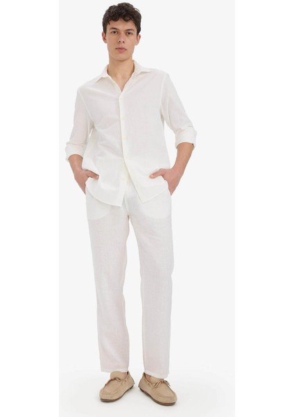 Regular Fit Polo Yaka Pamuklu Uzun Kollu Gömlek E7741AX25AU fiyatları