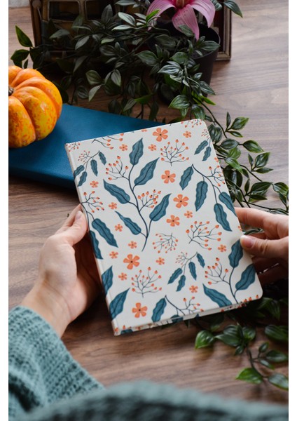 Sert Kapak Iplik Dikiş Kareli Defter