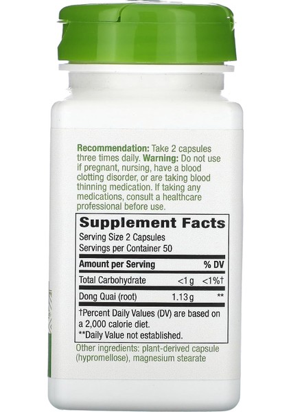 Dong Quai Root 565 Mg Harmonize Vital Energy fiyatları