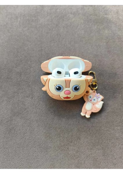 Airpods Sevimli Kedi Desenli Kılıf 3. Nesil