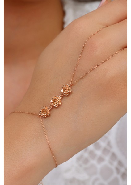 925 Ayar Gümüş Rose Sıra Güller Şahmeran - 45103701 modelleri