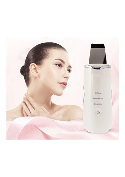 Ultrasonik Spatula Yüz Akne Giderici Siyah Nokta Temizleme Cihazı