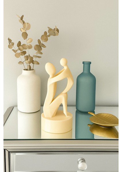 Biblo, Dekoratif Obje, Modern Minimalist Anne & Çocuk Biblo – 3D Yazıcı Pla Malzeme (85X85X180 Mm)