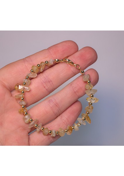 Sitrin Bileklik - Doğal Taş Bileklik fırsatları