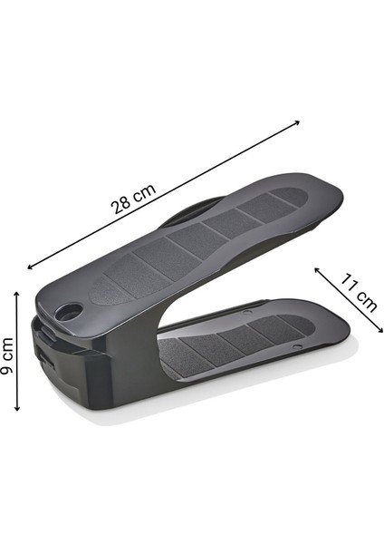 Mithra Life 16 Adet Ayarlanabilir Ayakkabı Rampası Düzenleyici Dolap Içi Organizer MIT1228 modelleri