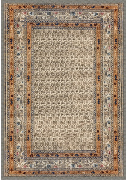 |vintage Eskitme Tarz Otantik Minimalist Krem-Sarı |yıkanabilir Halı fırsatları