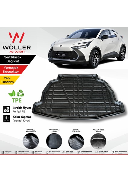 Toyota Chr Bagaj Havuzu 2023 Sonrası Uyumlu 3D Ultraflex Esnek