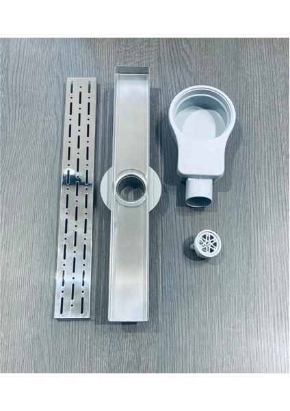 Paslanmaz 50CM Boyunda 304 Kalite Parlak Banyo ,wc, Balkon Lux-S Koku ve Haşere Giremez