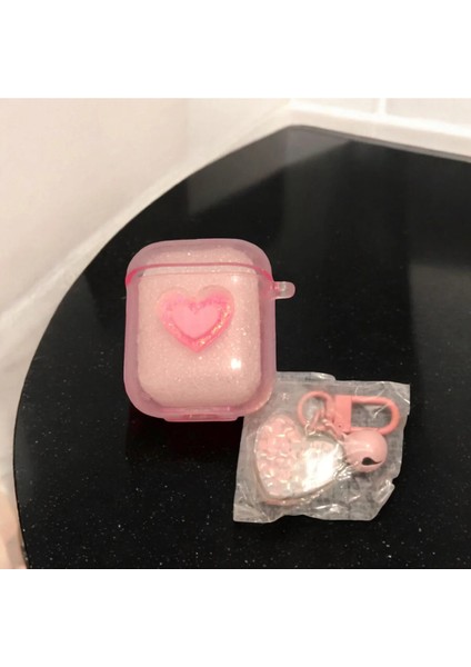 Airpods Kabartmalı Kalp Desenli Kılıf 1./2. Nesil fiyatları