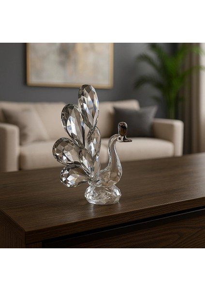 Gümüş Tavus Kuşu Kristal Cam Kb fırsatları