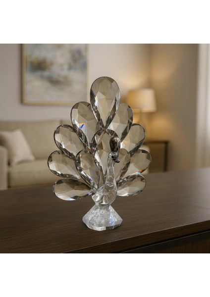 Gümüş Tavus Kuşu Kristal Cam Kb indirimleri